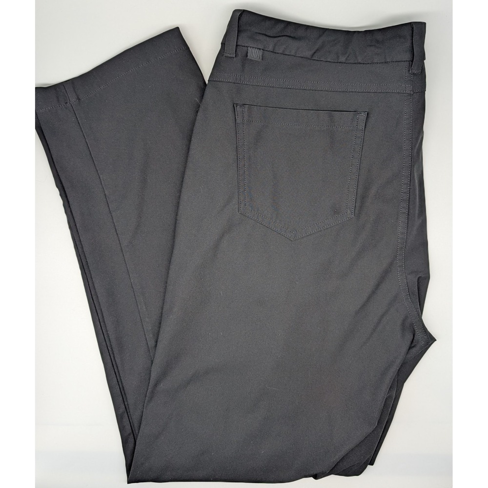 VRST Men's 38/32 Black Pants (36x30) Stretch‎ 5 Pocket Athletic Chino Pant